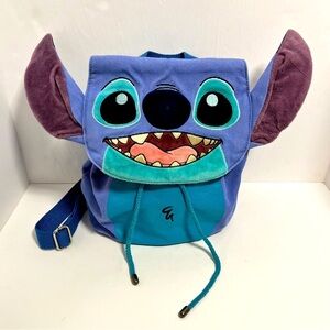 Disney World Park Lilo & Stitch Mini Backpack Purse Canvas Stitch No Sound